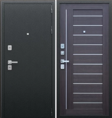 Дверь Соло орех рифленый